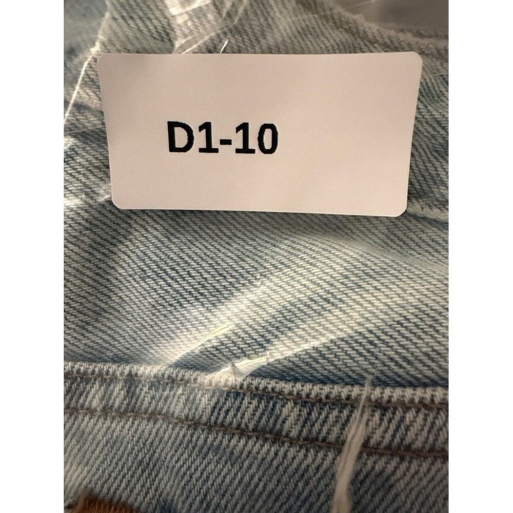 Abercrombie & Fitch Annie High Rise Girlfriend Jeans Light Wash Side Zip 29 8R - Picture 11 of 11